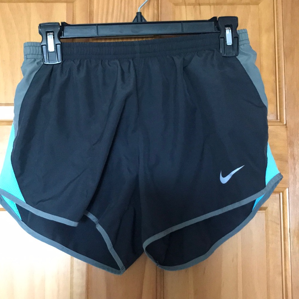 Grey & Blue Nike Short